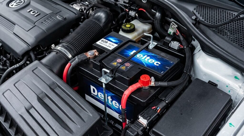 Don't let winter damage catch up with you. Check your car battery this spring with Deltec's step-by-step guide. Test or shop now.