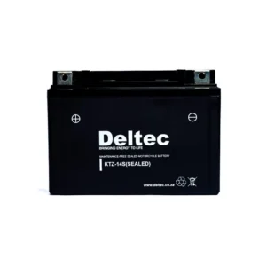 The Deltec FB-KTZ-14S Motorcycle Battery is a high-performance 12V AGM starting battery designed for riders who demand exceptional reliability, power, and durability. Engineered with Absorbent Glass Mat (AGM) technology, this battery provides superior vibration resistance, longer service life, and consistent performance under demanding riding conditions.