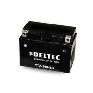 The Deltec FB-YTZ-14S-BS Motorcycle Battery is a premium 12V motorcycle battery designed to deliver dependable starting power, durability, and long service life. Built with advanced lead-acid technology, this sealed, maintenance-free battery offers excellent vibration resistance and consistent performance, making it an ideal choice for riders who need reliable power in demanding conditions.