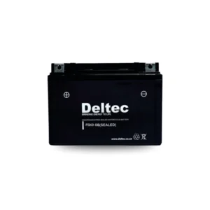 The Deltec FBX9-BS Motorcycle Battery delivers dependable starting power and long-lasting performance for a wide range of motorcycles and powersport vehicles. Engineered with advanced sealed lead-acid technology, this 12V battery ensures consistent energy output, minimal maintenance, and excellent vibration resistance, making it ideal for both everyday riders and high-performance applications.